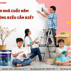 Sơn nhà cuối năm và những điều mà bạn cần biết!